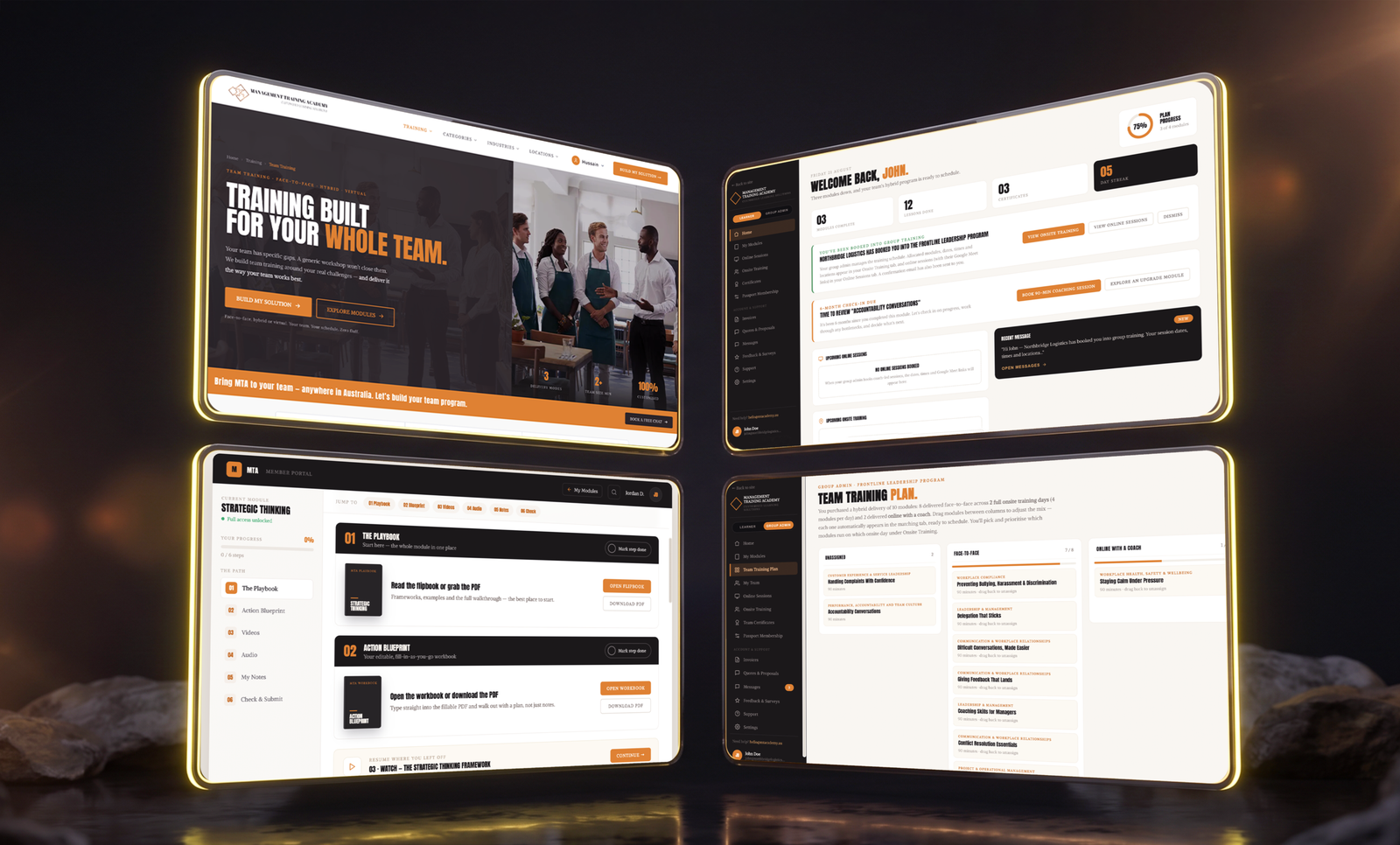 develop a course website using tutor lms or learndash 2